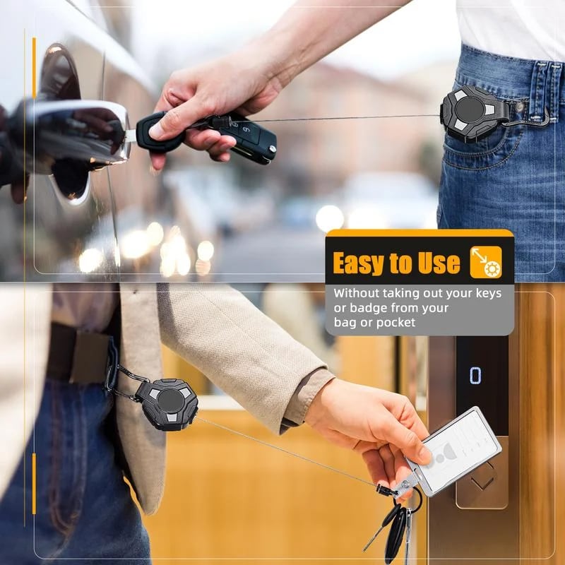 Heavy Duty Retractable Keychain