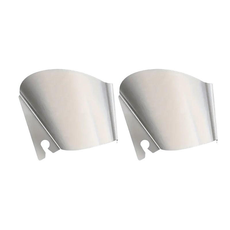 Stainless steel pouring shield